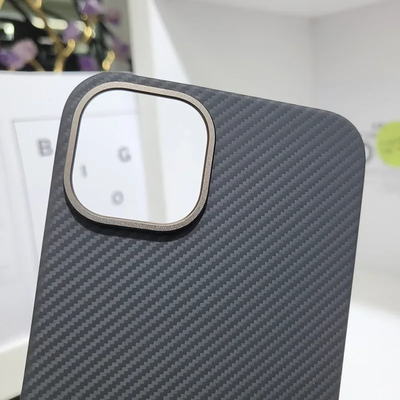 Dropshipping Real Aramid Fiber Carbon Magnetic For iPhone 15 Pro Max iPhone15/15Pro Plus Ultra-Thin Drop-Resistant CASE Cover