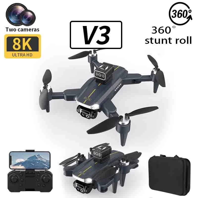 

V3 Mini Drone Professional 8K Drone 20km with Camera 4K Obstacle Avoidance Aerial Photograph Quadcopter Fpv Helicopter 2024 Toys