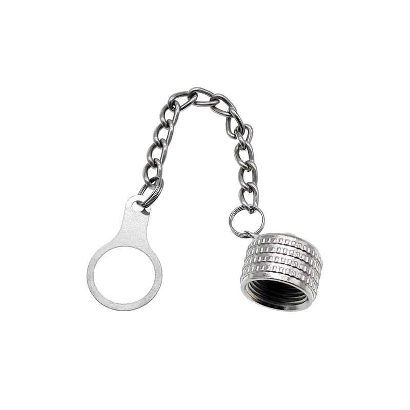 M12 موصل غطاء غبار معدني مقاوم للماء التوصيل المقبس حماية مع الخيط الداخلي والخارجي للموصل والمقبس #3