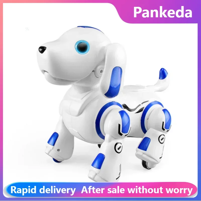 Chien télécommandé électronique coule programmable et intelligent, robot phtalRC robotique, chiot, jouets pour animaux de compagnie, cadeau de Noël pour enfants, 837