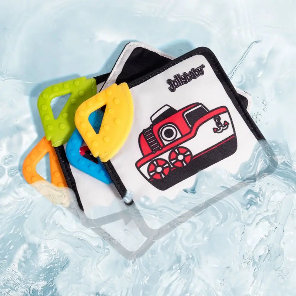 Livre en tissu doux pour bébé, indéchirable, Montessori 3D, livre en tissu pour bébé, cognitif des animaux, lavable, livre froissé, développement des bébés