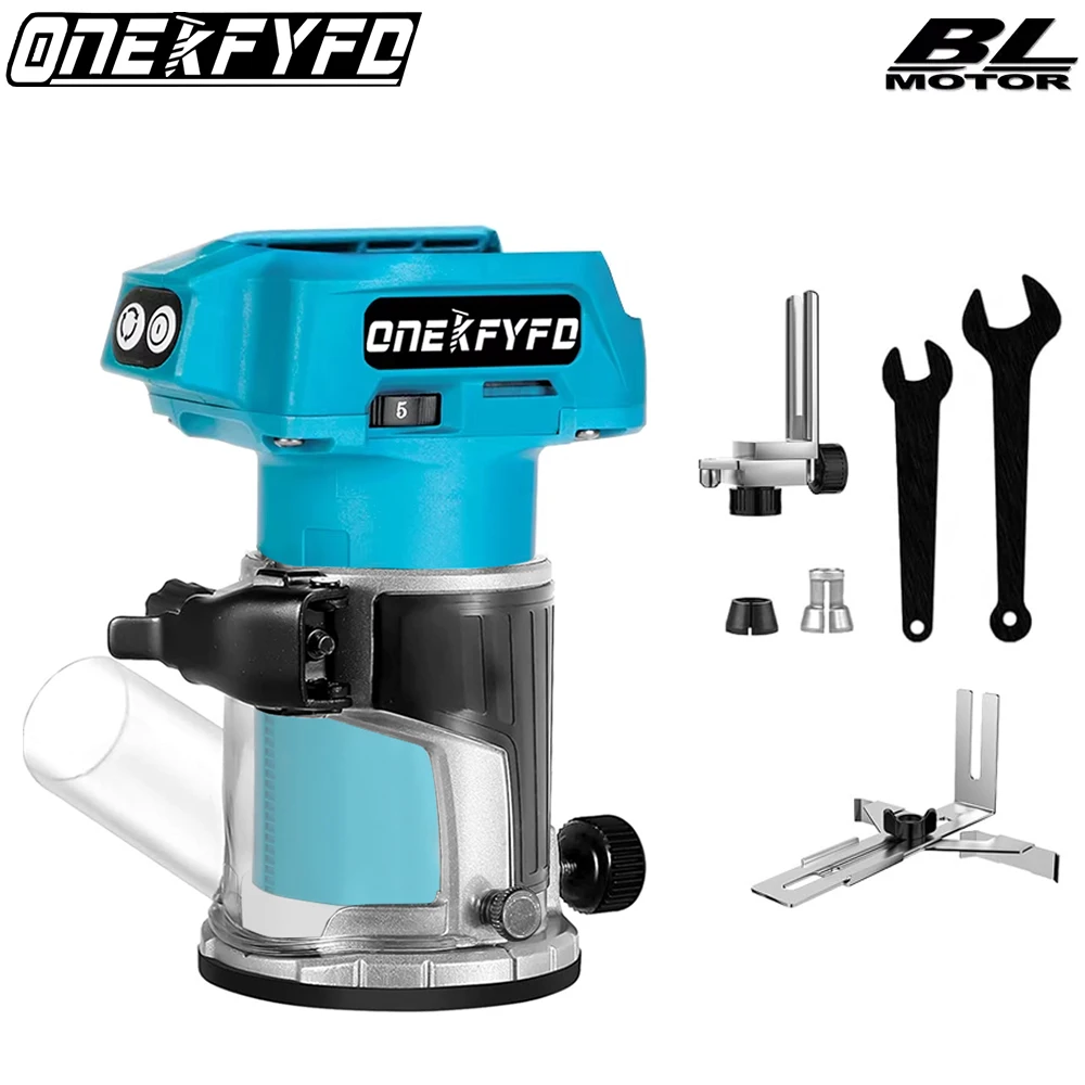 Бесщеточный аккумуляторный фрезерный станок по дереву, 5 скоростей, регулируемый, 30000 об/мин, компактный фрезерный станок для отделки, деревообрабатывающие инструменты «сделай сам» для Makita, аккумулятор 18 В Бесщеточный аккумуляторный фрезерный станок по дереву, 5 скоростей, регулируемый, 30000 об/мин, компактный фрезерный станок для отделки, деревообрабатывающие инструменты «сделай сам» для Makita, аккумулятор 18 В