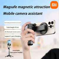 Xiaomi 4in1 Magnetic Mini Selfie Stick 360° Rotation Wireless Bluetooth Control Phone Holder Compatible Maxinum extend 16 inches