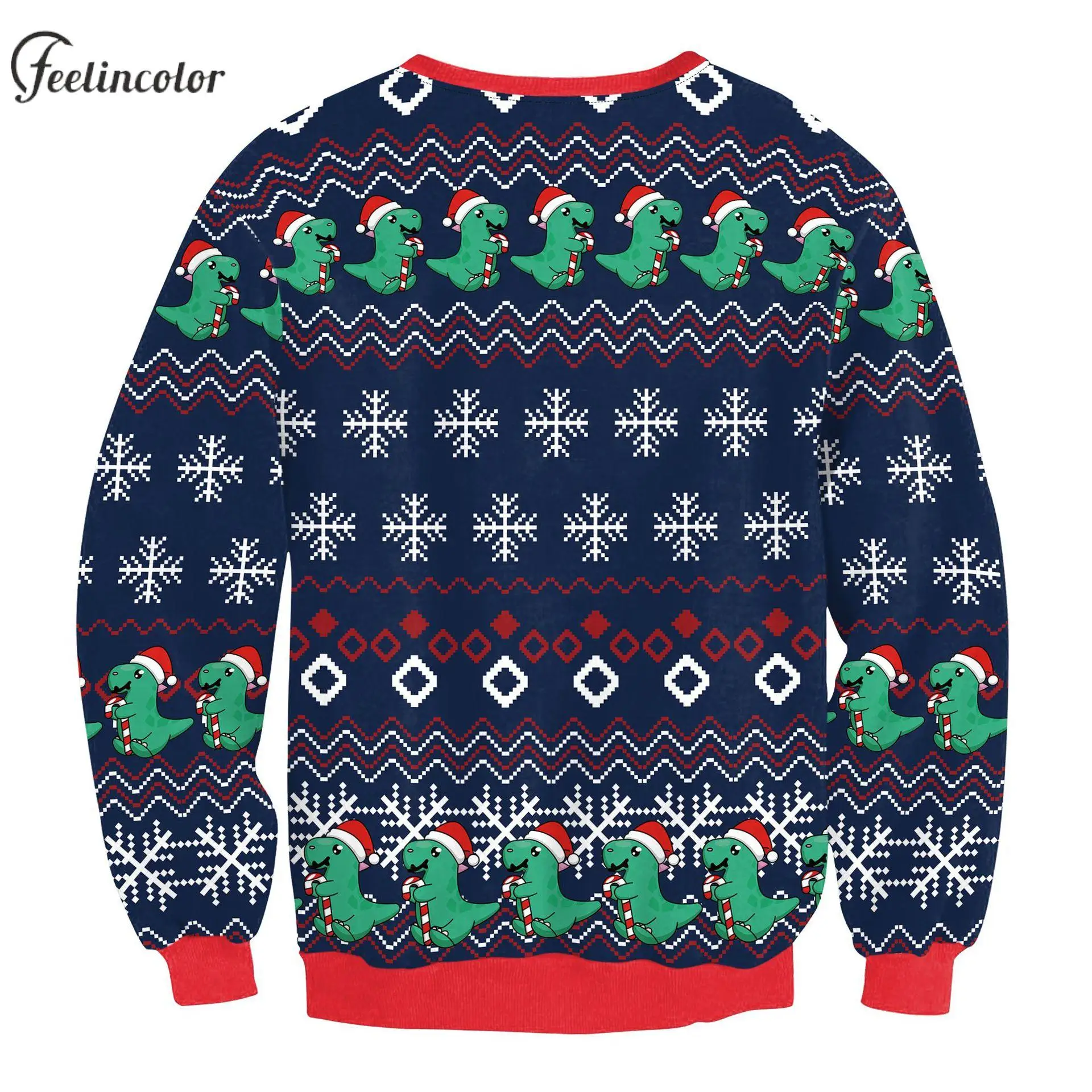 Autumn Oversize Sweatshirt Ugly Christmas Pullovers Unisex Streetwear Cartoon Tracksuit Men Crewneck Vintage Clothes for Men