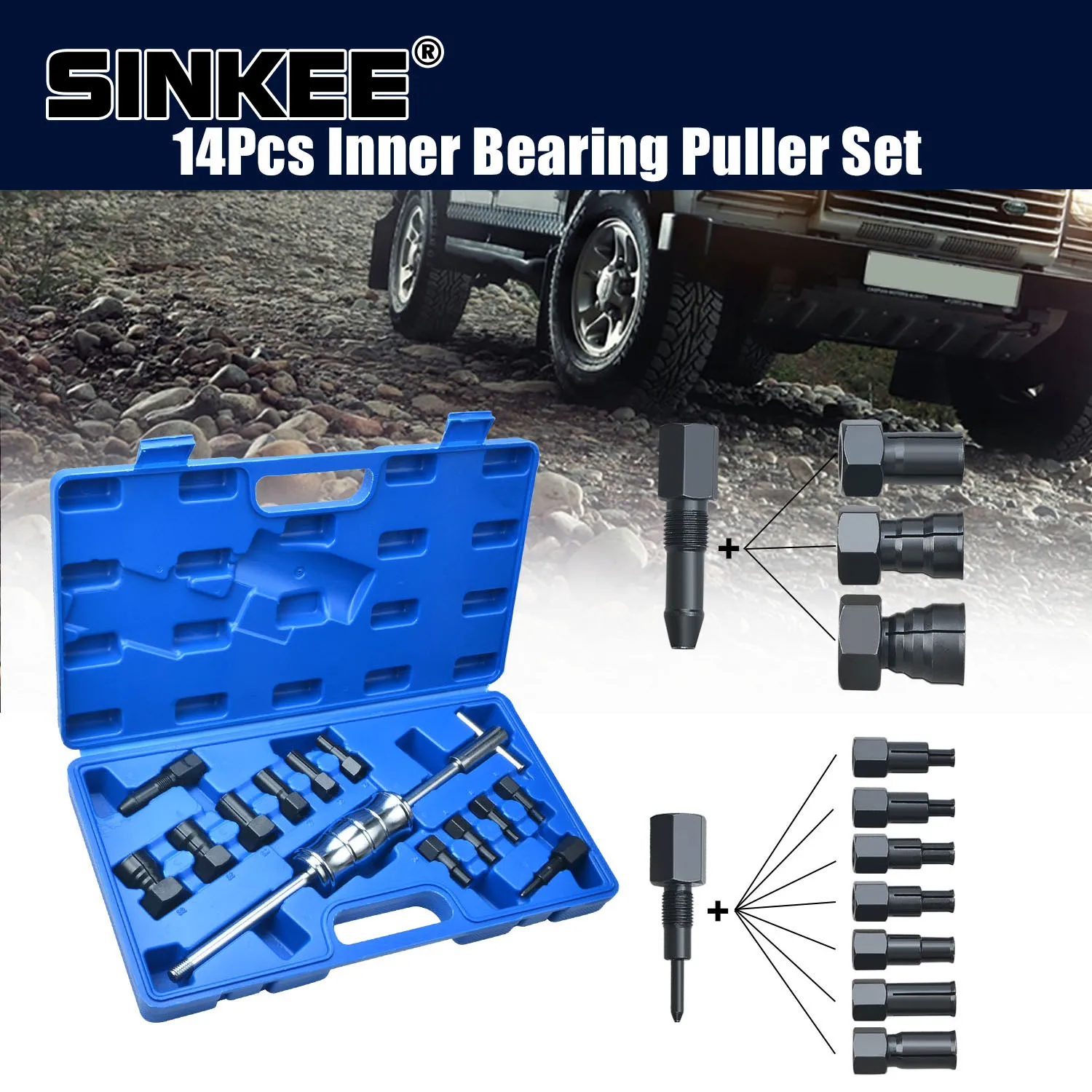 12Pc/14Pc Interne Lager Remover Schuifhamer Set Blind Gat Innerlijke Lagertrekker Set Lagertrekker