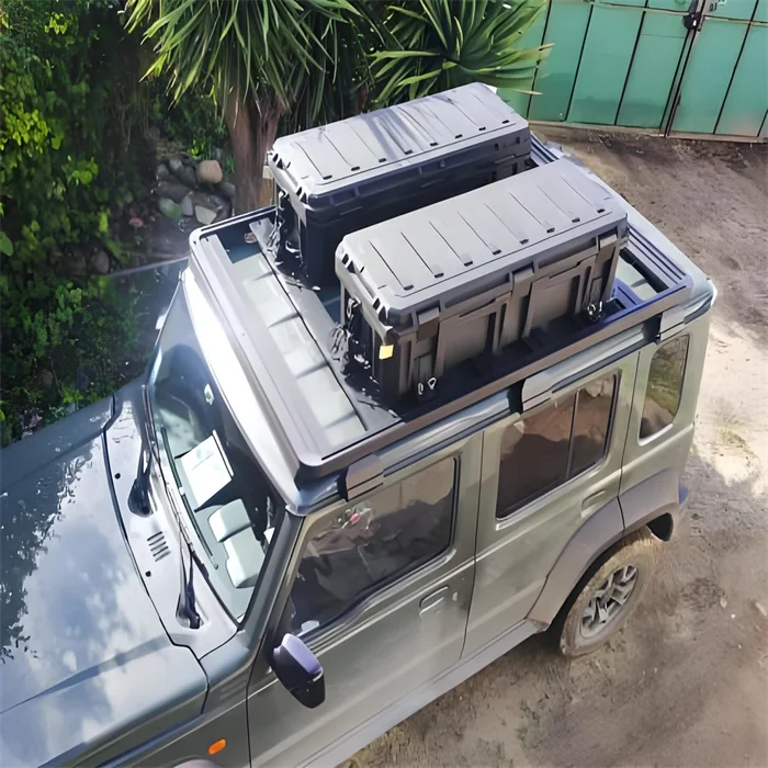 

High Quality Aluminum Alloy Jimny Roof Luggage Rack Aluminum 4x4 Accessories Jimmy Roof Rack