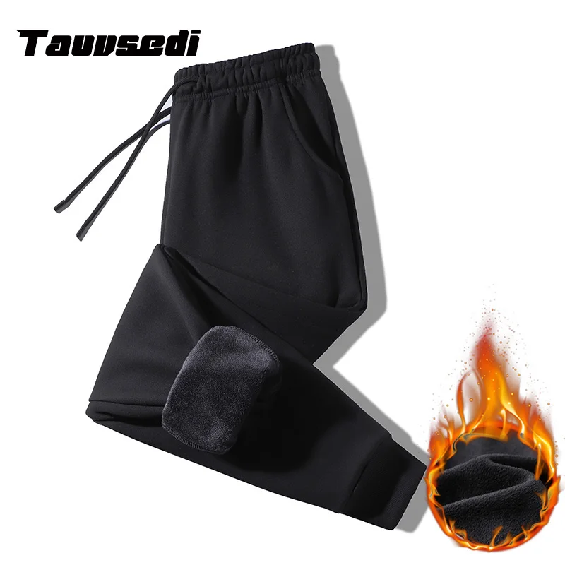 

New Men Winter Warm Pants Men Thicken Sweatpants Mens Casual Fleece Sports Pants Autumn Fashion Brand Joggers Trousers Male Hots