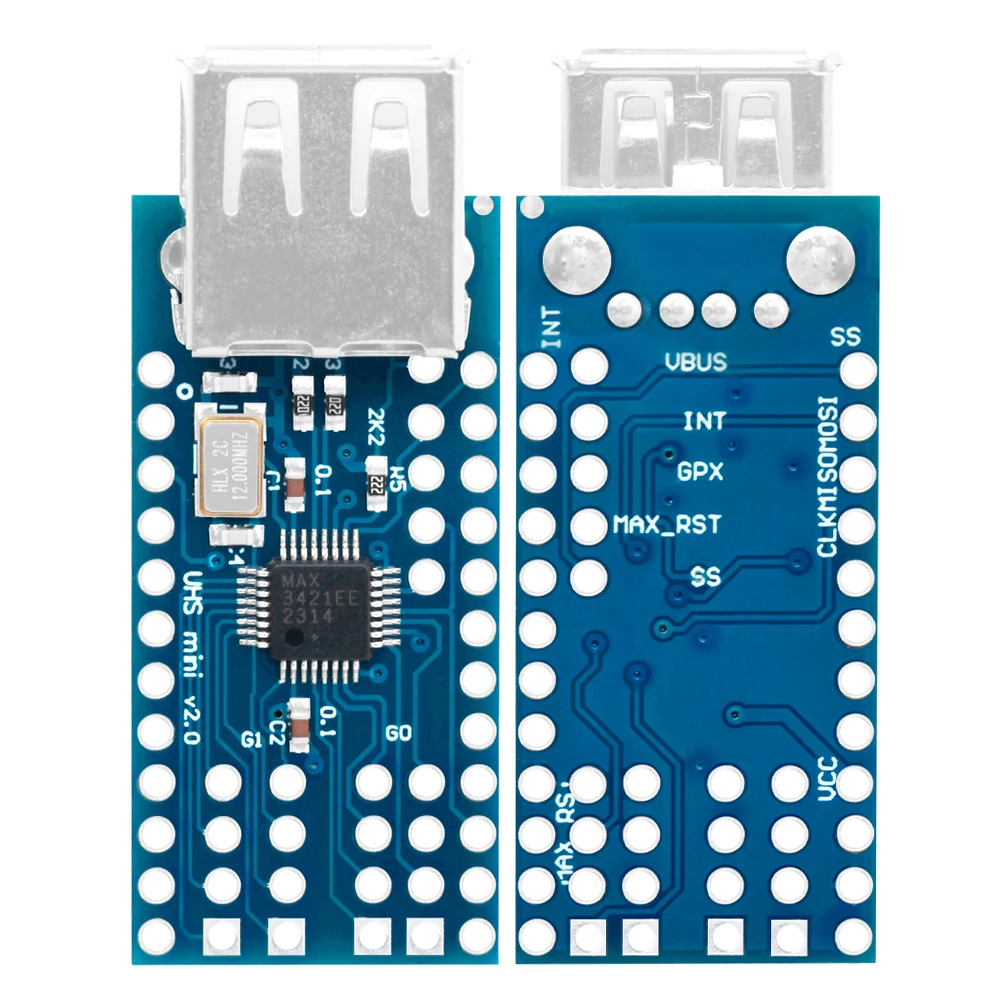 MAX3421E 2.0 ADK Mini USB Host Module: Obsługuje Google Android ADK, rozwój SLR – USB HUB, 3.3V, kompatybilny z Arduino — zdjęcie produktu 7