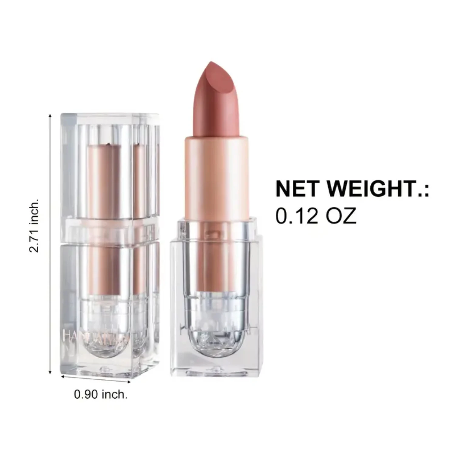 12 Stunning Ice Nude Matte Lipsticks - Natural Nude Lipstick ลิปสติกเนื้อแมท และลิปบาล์ม 12 สีสวย