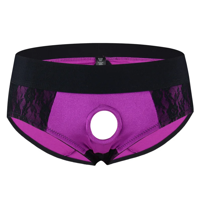 

Strap On Harness Panties Lace Panty Strapless Underwear for Men Women Couples Unisex Briefs