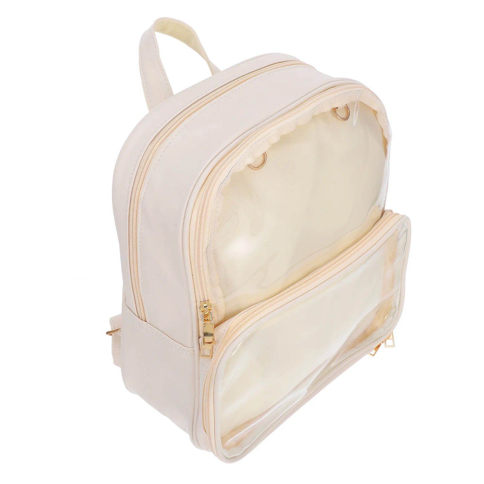 Stylish Waterproof Transparent Jelly Backpack for Teenager Girls Boys Adjustable Straps Comfortable Handle Easy Cleaning