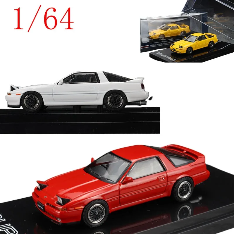 

Hobby Japan, литой под давлением масштаб 1/64, Toyota Supra A70 2,5L GT Turbo, всплывающая фара, версия, модель автомобиля из сплава, игрушки для мальчиков, подарок