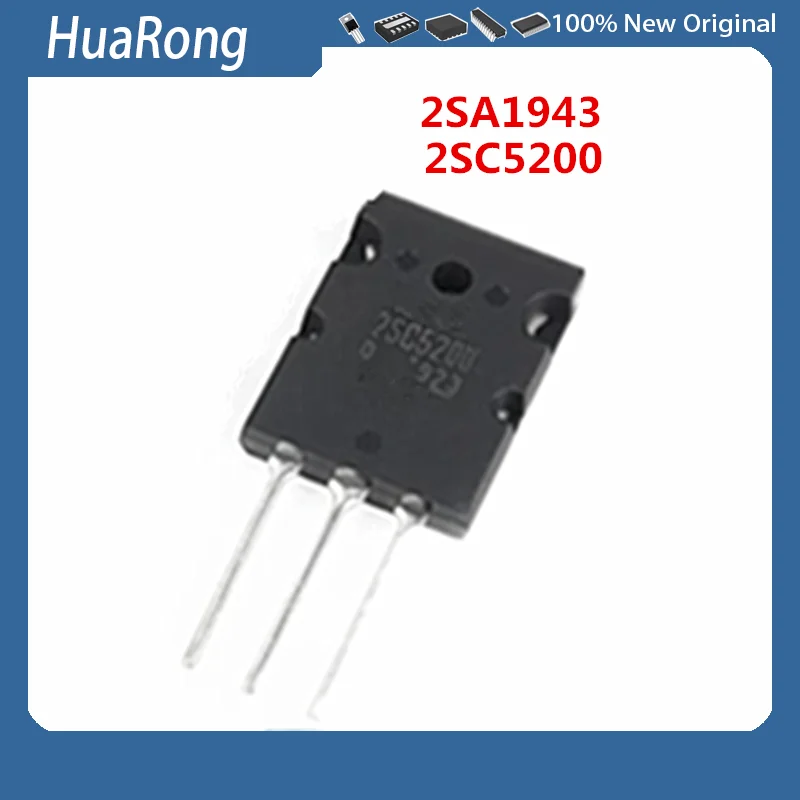 10Pcs/LOT  C5200 + A1943       2SC5200  2SA1943  TO-3PL