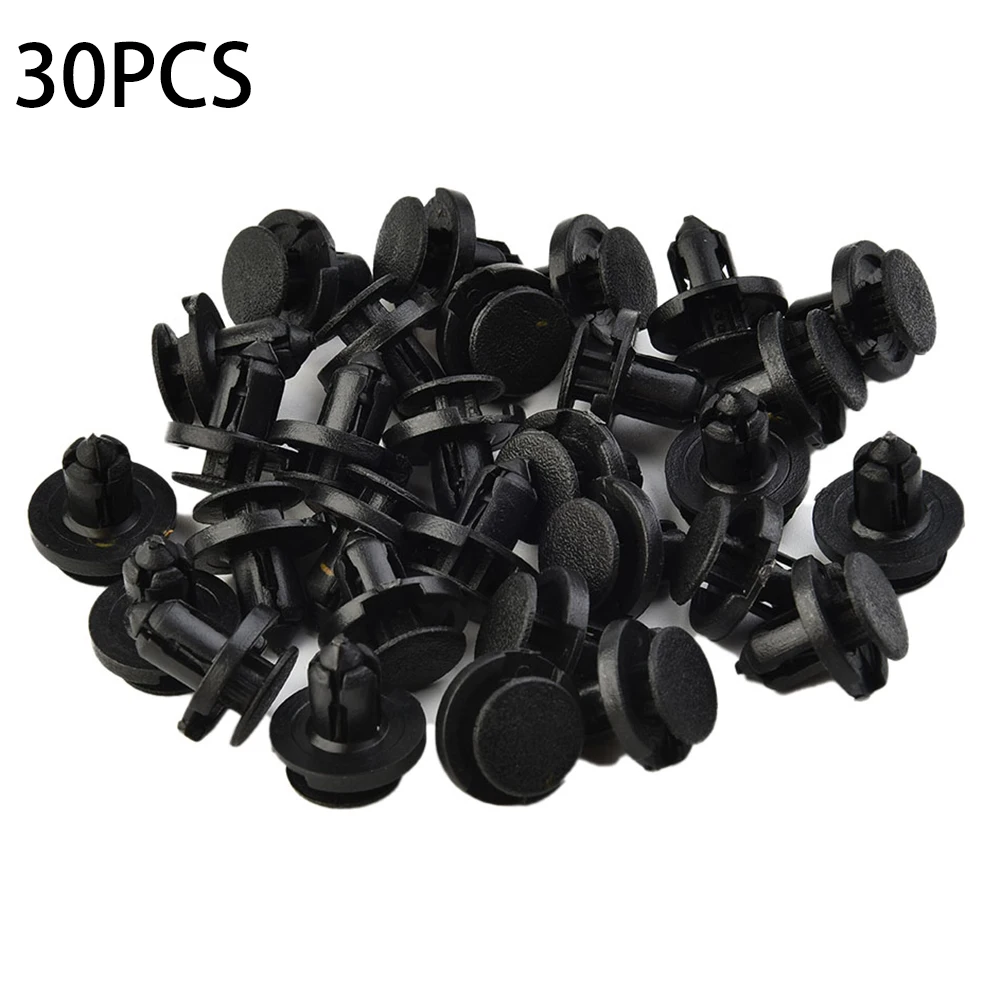 Garden Indoor Fastener Rivets Clips Kits Plastic Push-Type Replacement Accessories Black Bumper Car Body For CR-V