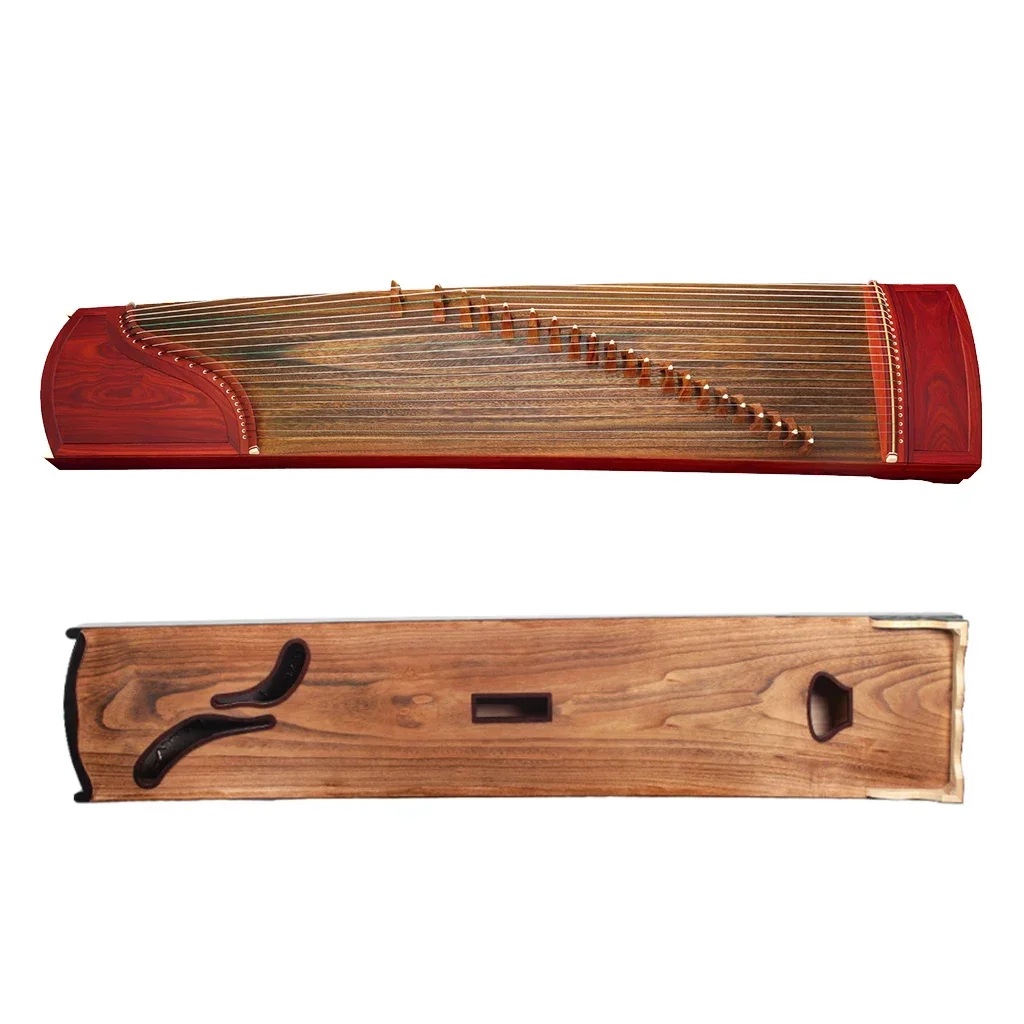 LOOK 21 Strings Soaked Rosy Sandalwood Guzheng Chinese Zither Harp 163cm Length Free Accessories Koto Strings Snails Stands