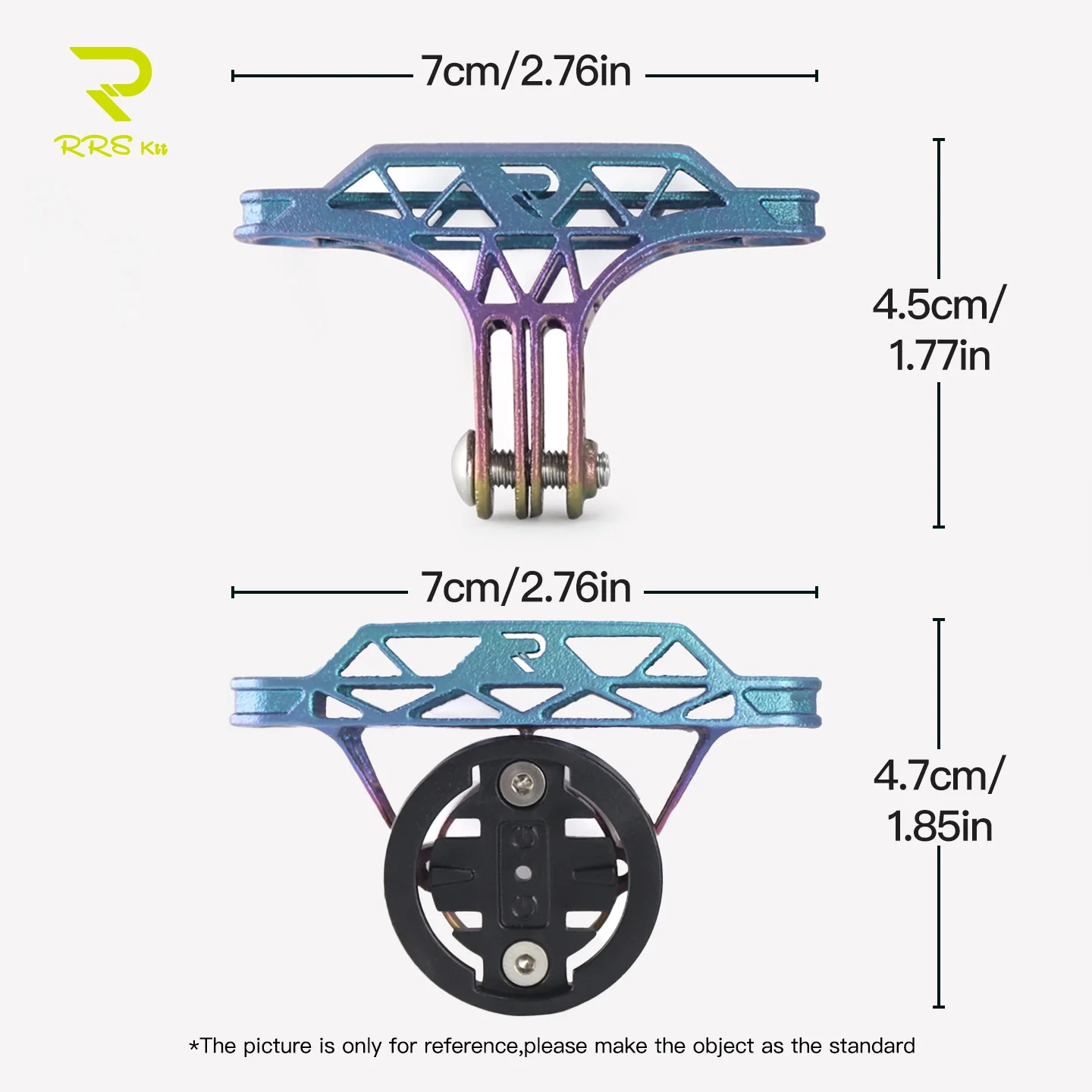 

Rrskit Titanium Alloy Bicycle Seat Cushion Taillight Mount Gopro Bracket For Specialized SWAT Saddle System Ultralight Bracket