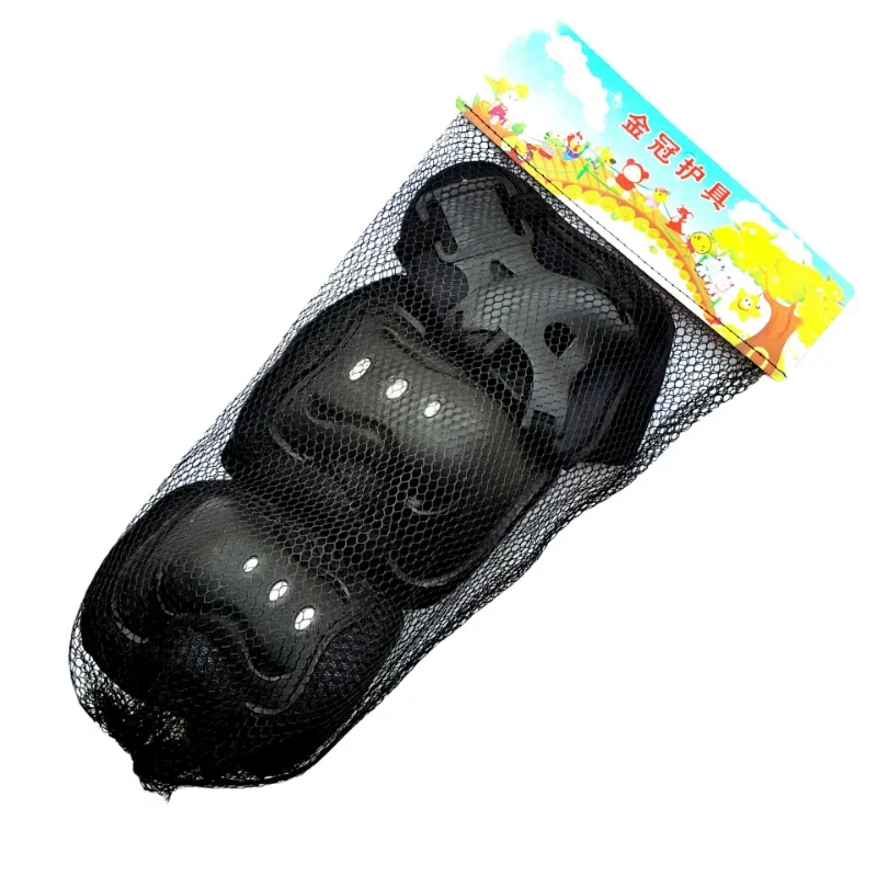 6pcs/set Children Outdoor Sports Protective Gear Knee Elbow Pads Riding Wrist Guards Roller Skating Kids Safety Protection