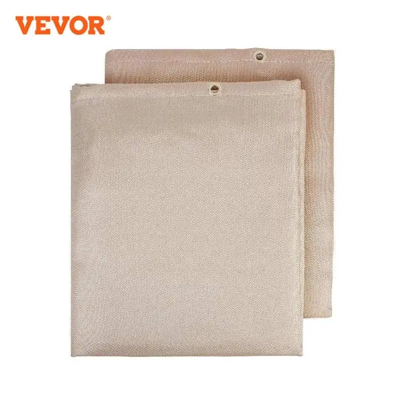 

VEVOR Welding Blanket 2 Pack 6x8FT Heat Resistant Blanket Set Heavy-Duty Fiberglass Flame Retardant Insulation Welding Mat Cover