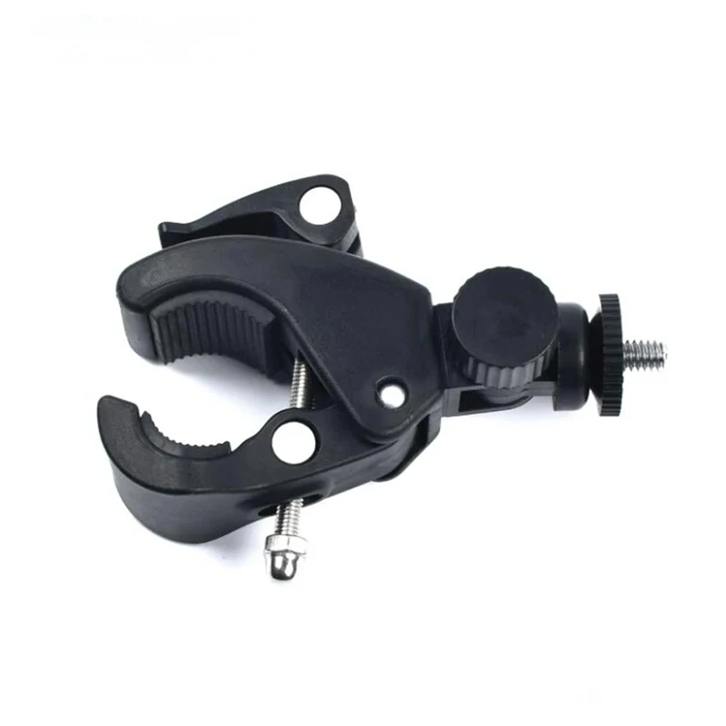 Black Mount Bike Bicycle Motorcycle Handlebar Handle Clamp Bar Camera Mount Tripod Adapter Screw Clip for Gopro 4/3/2