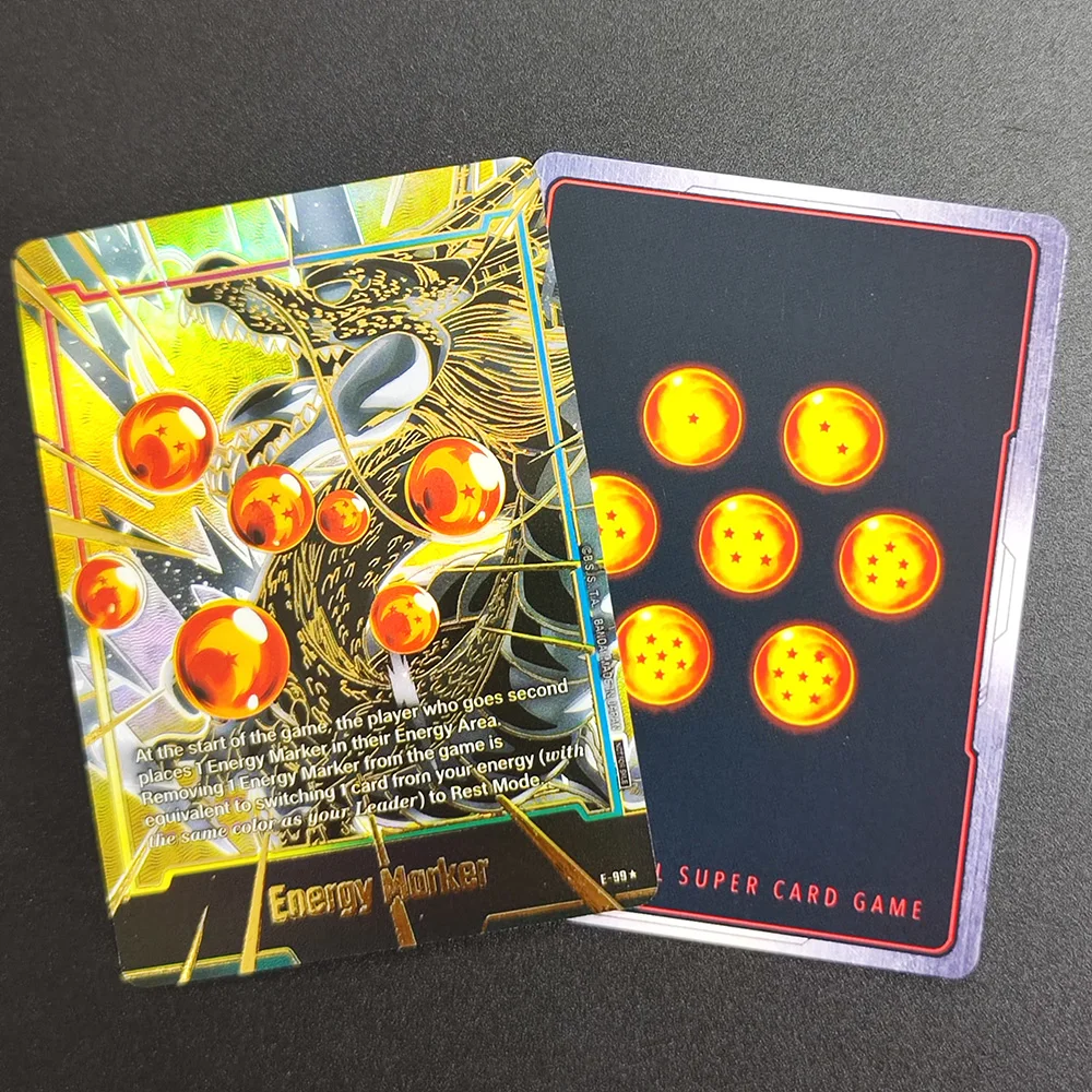 

Proxy Dragon Ball Son Card EN Energy Card Marker E-99 Super Rare Collectibles Card Single Classic Anime Cards Toys