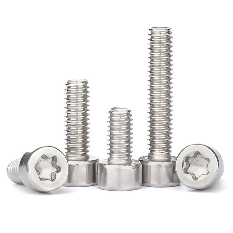 304SS Torx Socket Cap Security Screws, Anti‑Tamper Cylinder Head Anti‑Disassembly Bolts M4 M5 10‑20Pcs Hardware Fittings