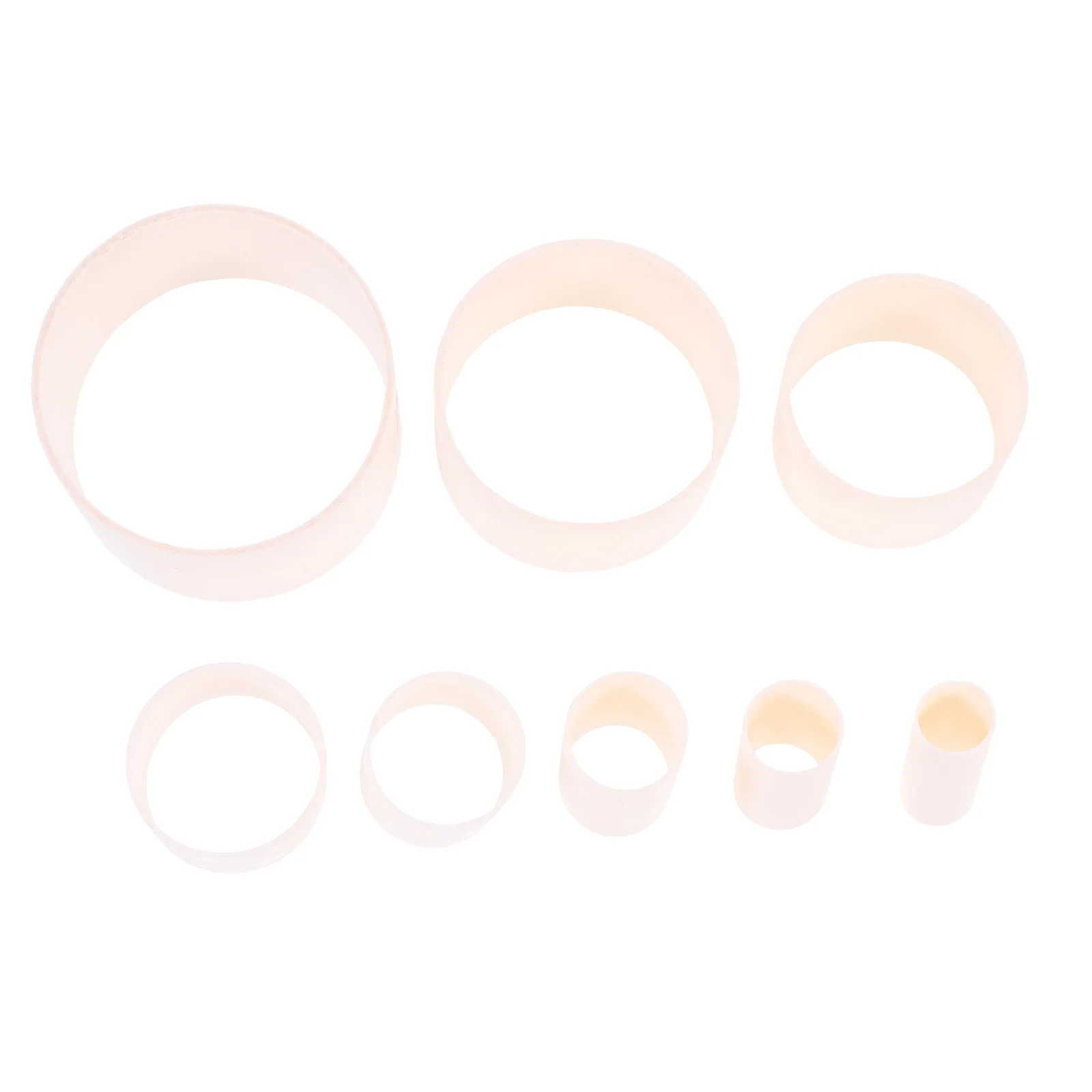 Ensemble de moules à fleurs en plastique léger, 16 pièces, manchons d'outils de bricolage pour la fabrication de pétales, artisanat, accessoires de moulage de fleurs pratiques