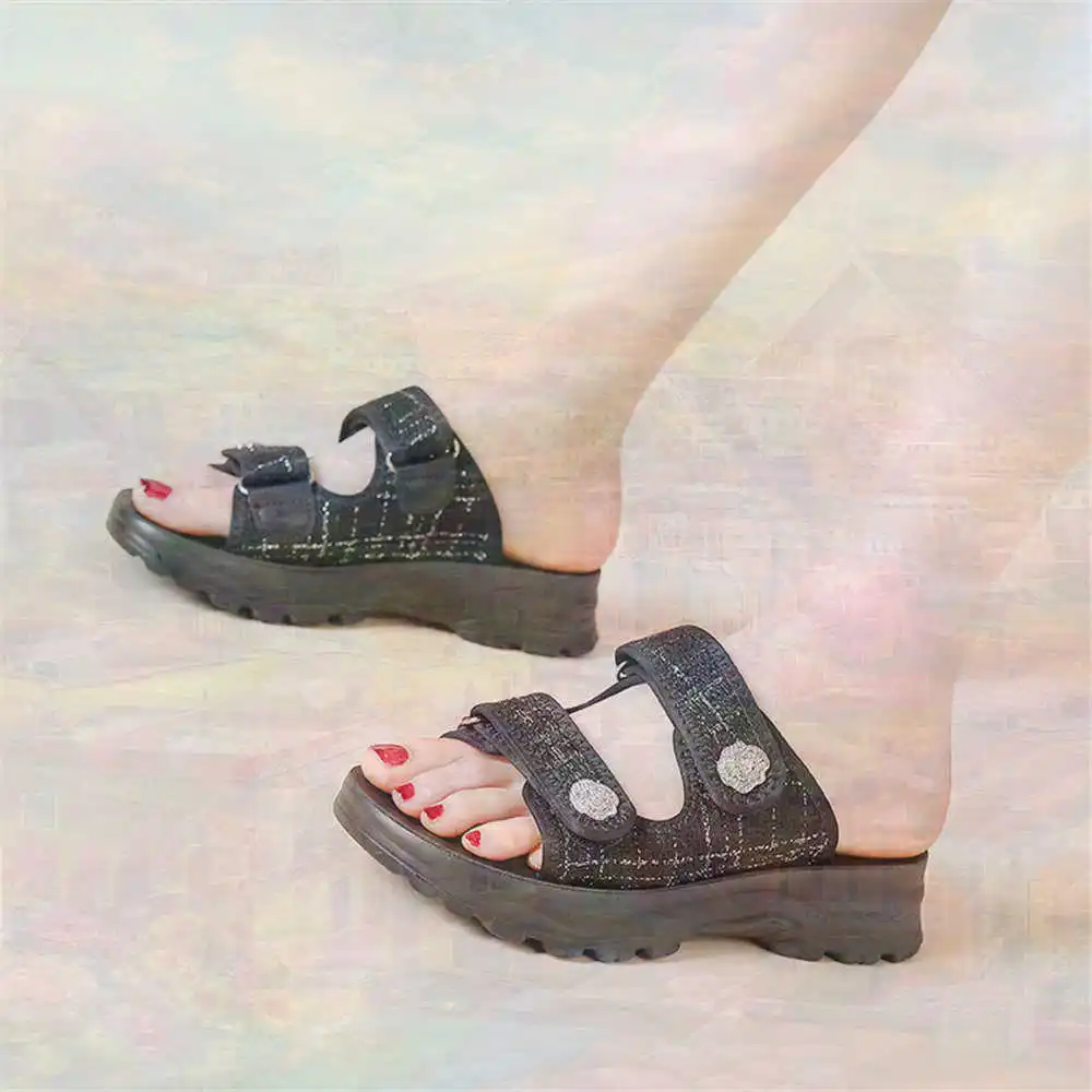 

Strips Cotton Womens Large Slippers Sandals Slippers Small Foot 33 Shoes Sneakers Sports Nice Tines Wholesale Factory