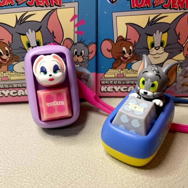 Tom And Jerry Keycap Blind Box Cute Bean Fingertip Keyboard Keycap Mysterious Surprise Box Exquisite And Interesting Toys