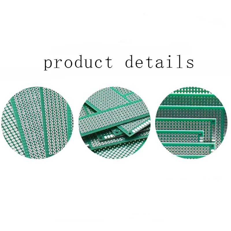 10pcs Double Side Prototype PCB diy Universal Printed Circuit Board 3x7cm Green