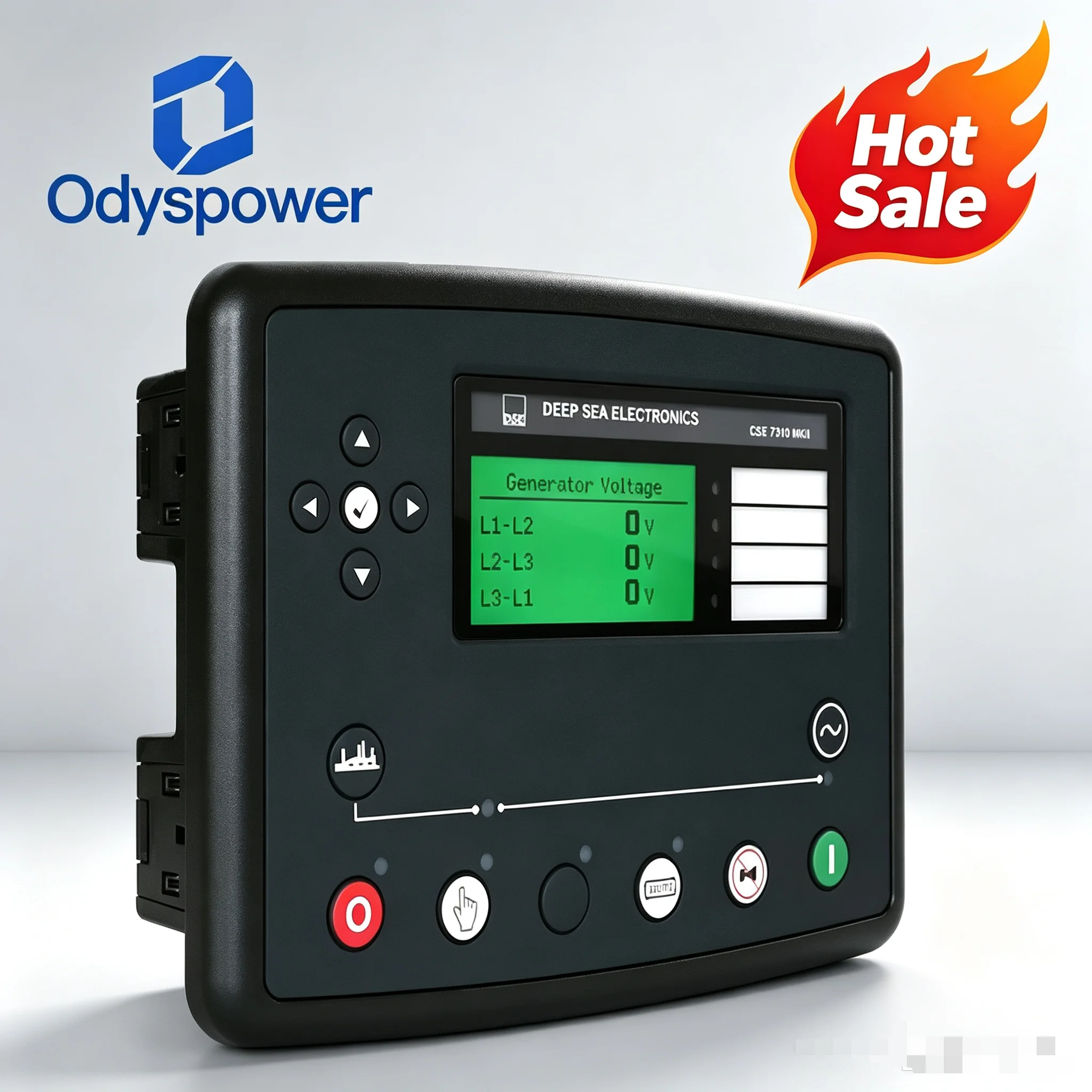 DeepSea DSE7310 MKII Diesel Generator Auto‑Start Control Module, LCD Display Genset Controller Panel Spare Part