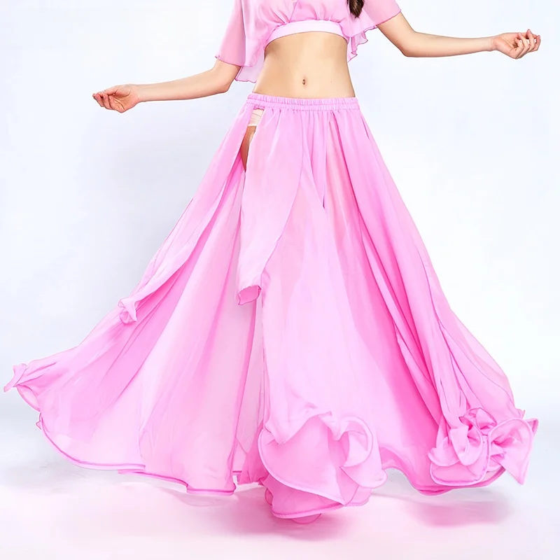 Gonna di danza del ventre da donna Gonna grande Swing Summer New Sle Sexy Danza orientale Lunga Dr Principiante Amichevole Royal Smeela