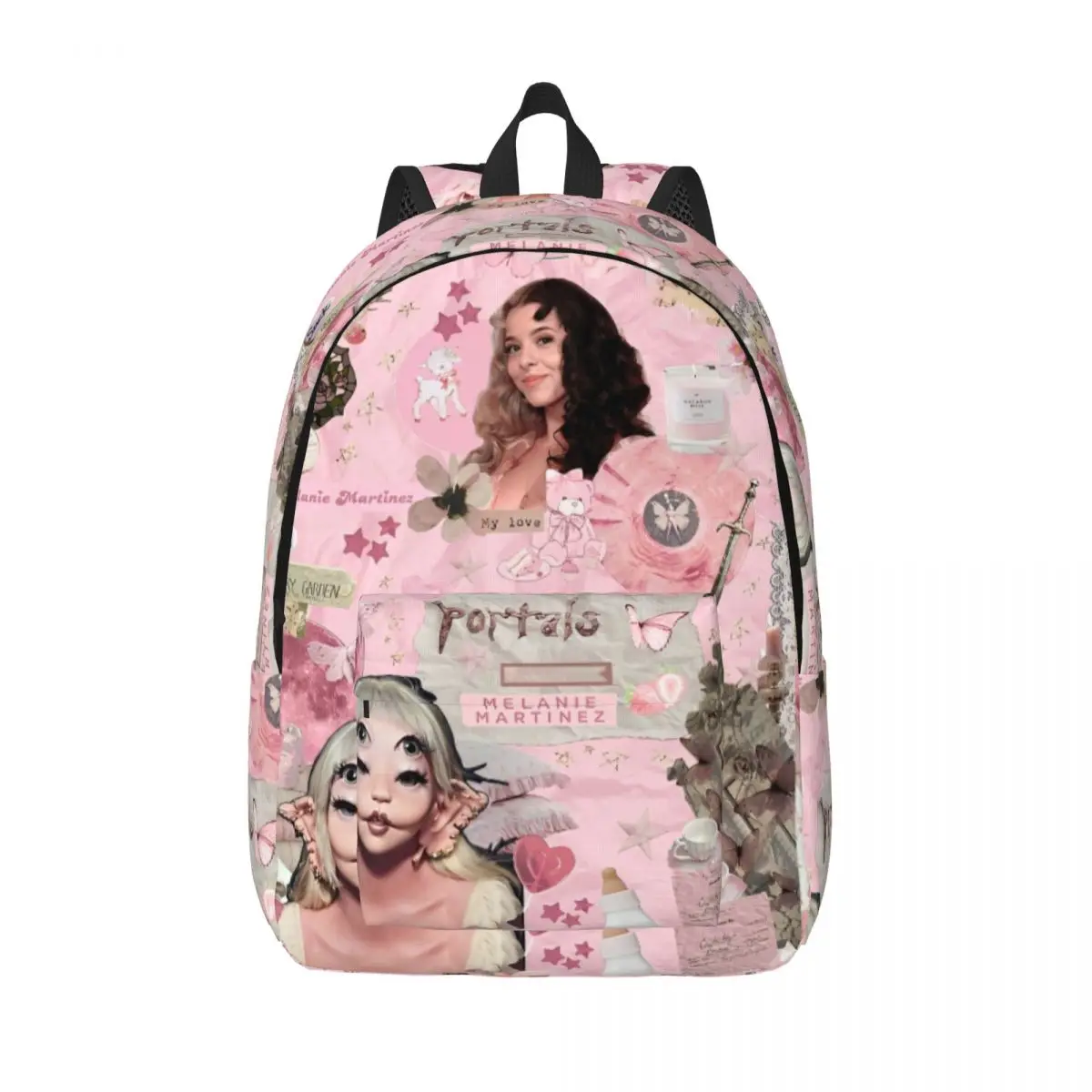 Pink Melanie Martinez Backpack for Men Women Teenage High School Business Daypack Music Singer Laptop Computer Shoulder Bag