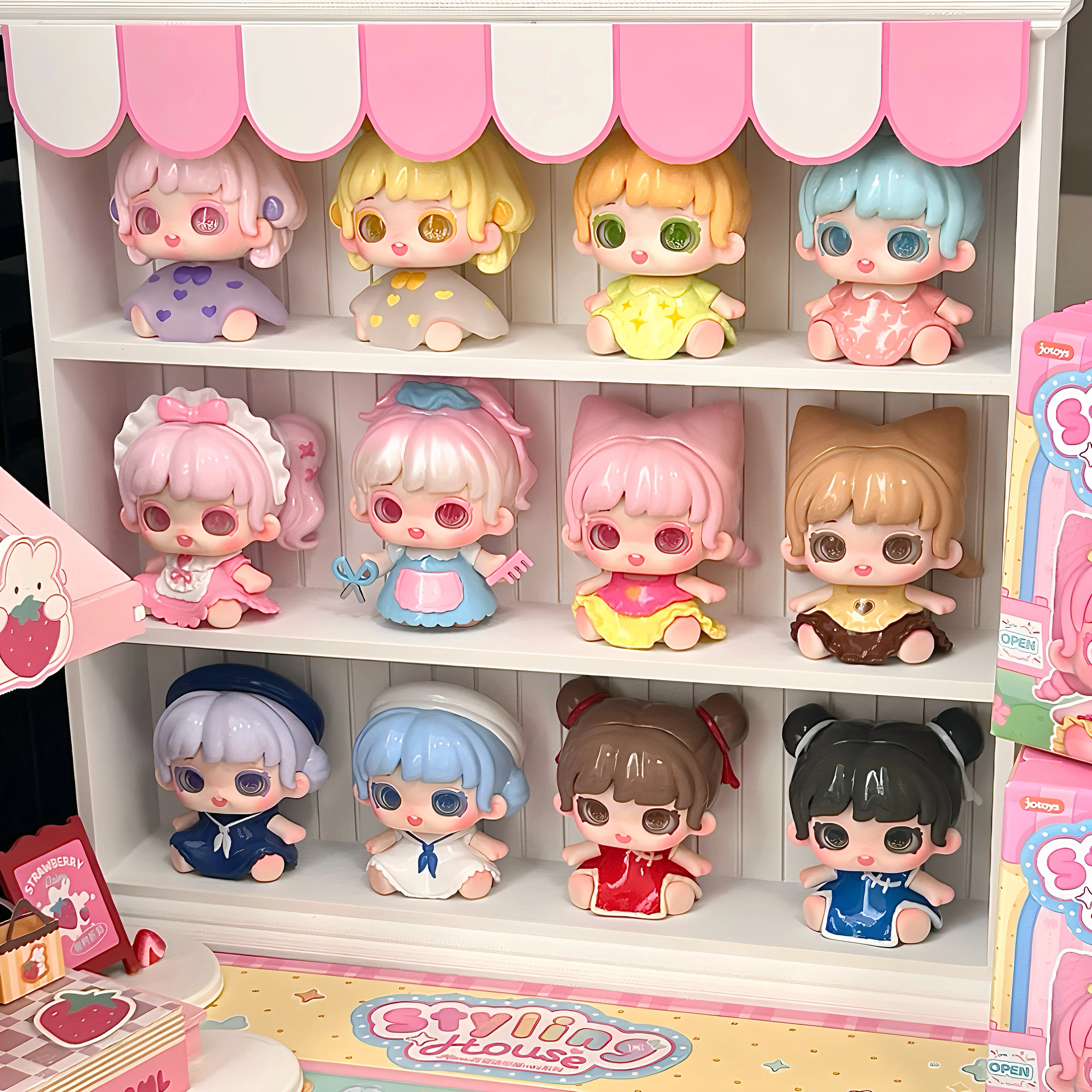 

Miana Versatile Shape House Cute Grain Cute Blind Box Kawaii Mystery Box Trendy Toy Surprise Desktop Ornament Collectibles Gift
