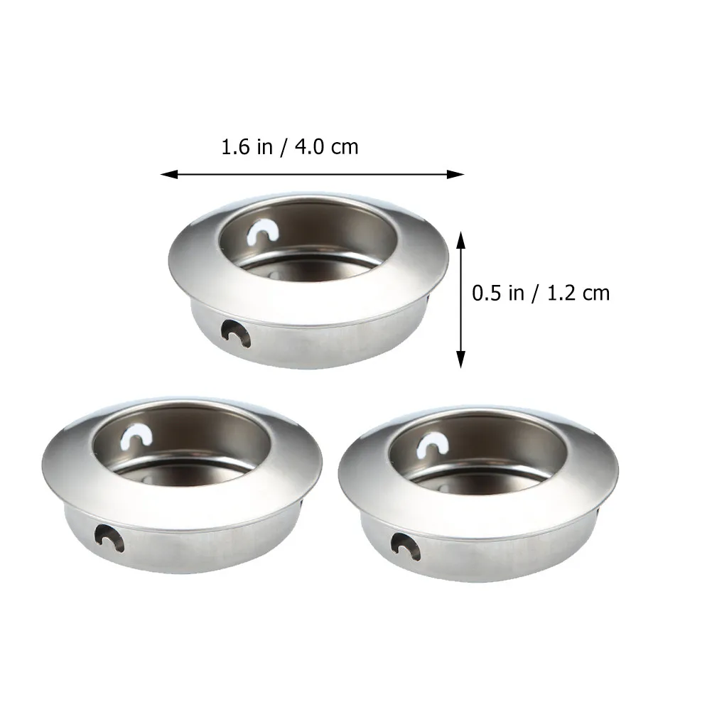 40 Pcs Door Handle Stainless Steel Embedded Handles Flush Wardrobe Pull Furniture Invisible Wardrobe Pull Handle Embedded Handle