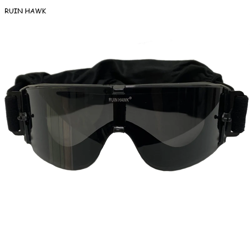 Outdoor Sunglasses Hunting Goggles Wargame Airsoft Paintball Tactical Glasses 3 Lens Windproof Glasses