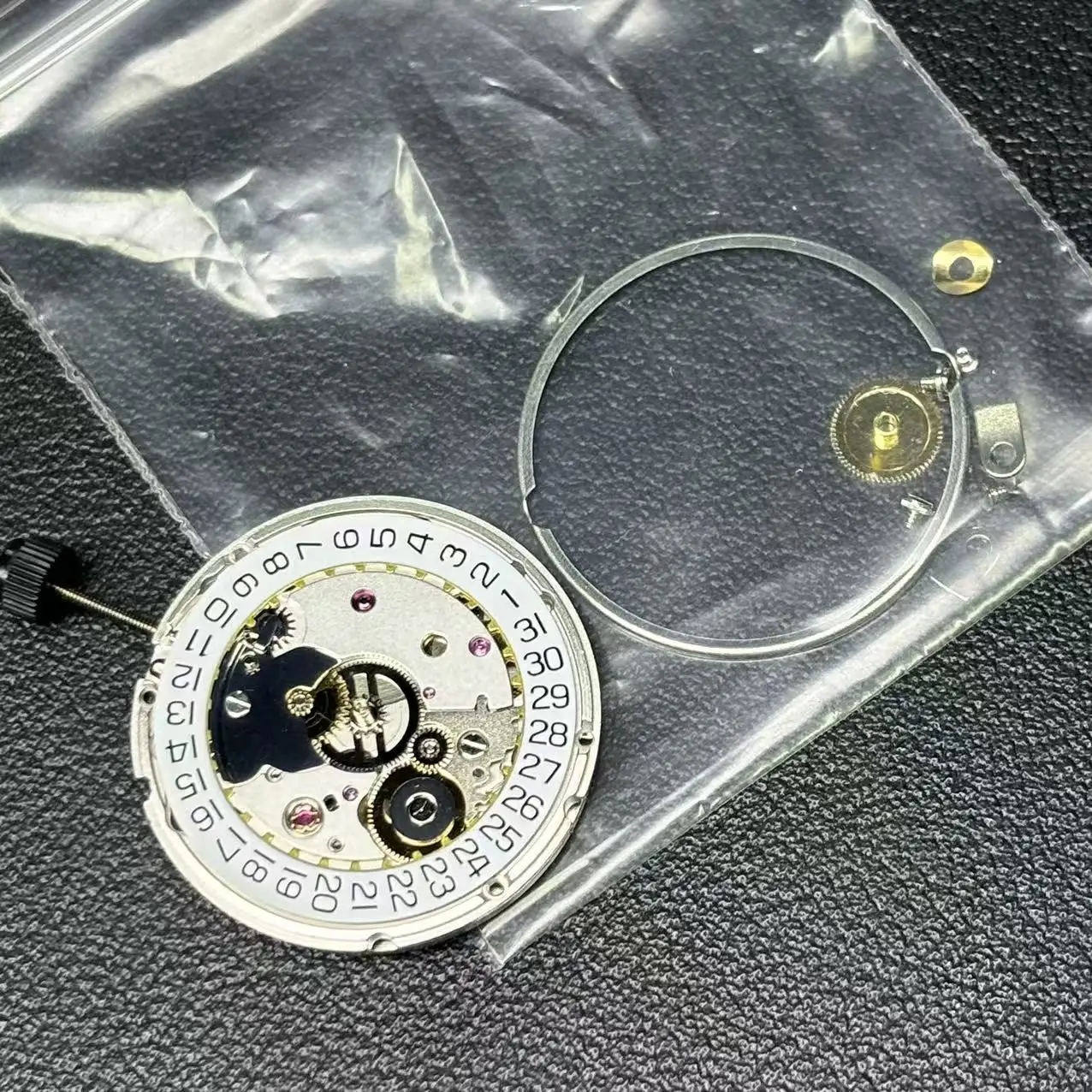 حركة ميكانيكية أوتوماتيكية أصلية H.K PT5000 إصدار ذهبي استنساخ 2824-2 دقة عالية 25 حركة PT5000 #6