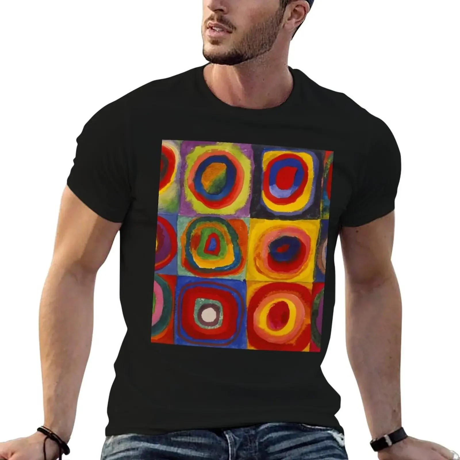 Kandinsky pattern T-Shirt for a boy quick-drying shirts men graphic