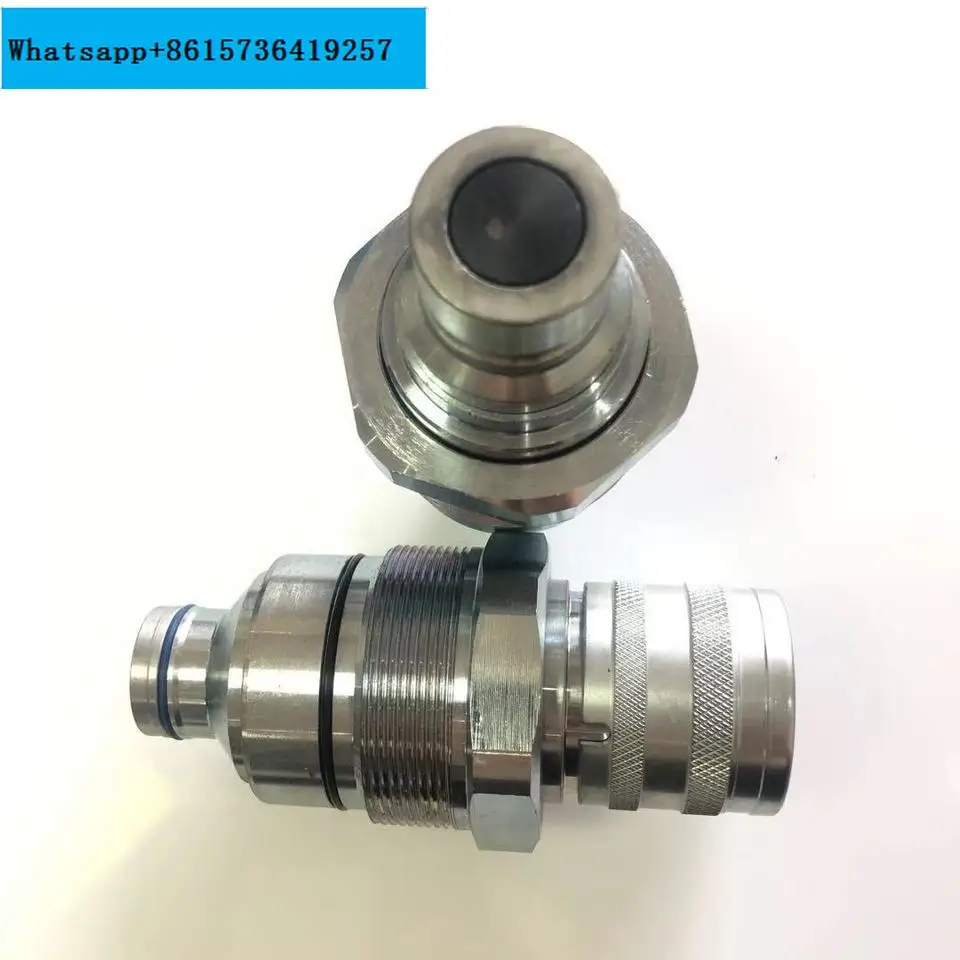 

New Hydraulic Quick Coupler Tubing Connector 7246802 7246799 For Bobcat Hydraulic Quick Release Coupling