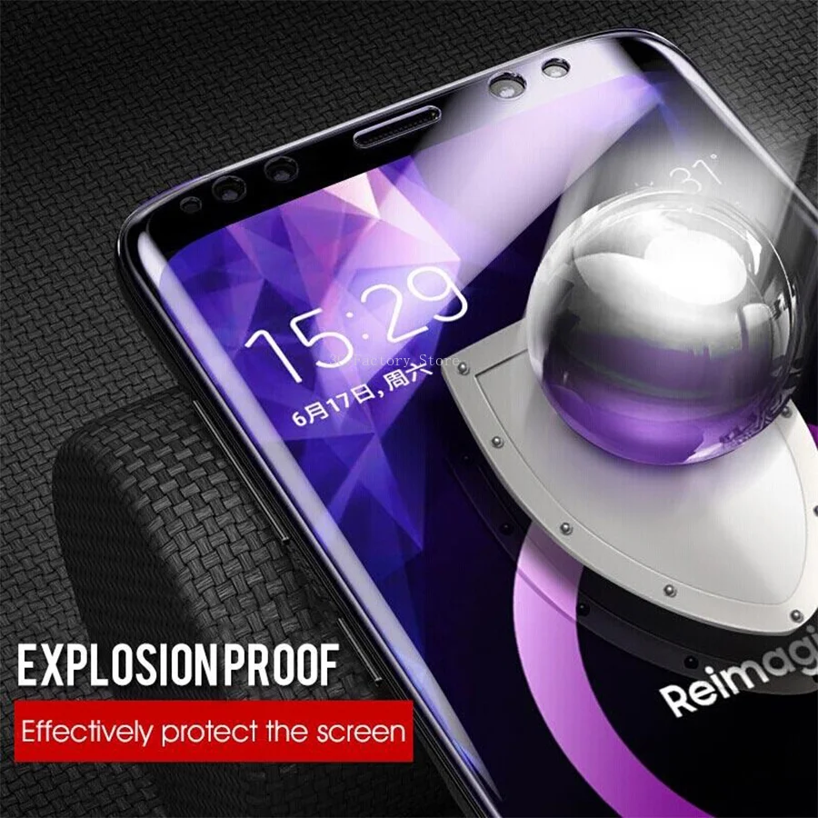 2PCS Tempered Glass Film for Samsung Galaxy S20 S21 S22 S23 Ultra Plus S8 S9 S10 Plus Note 10 Plus 20 Ultra Screen Protector