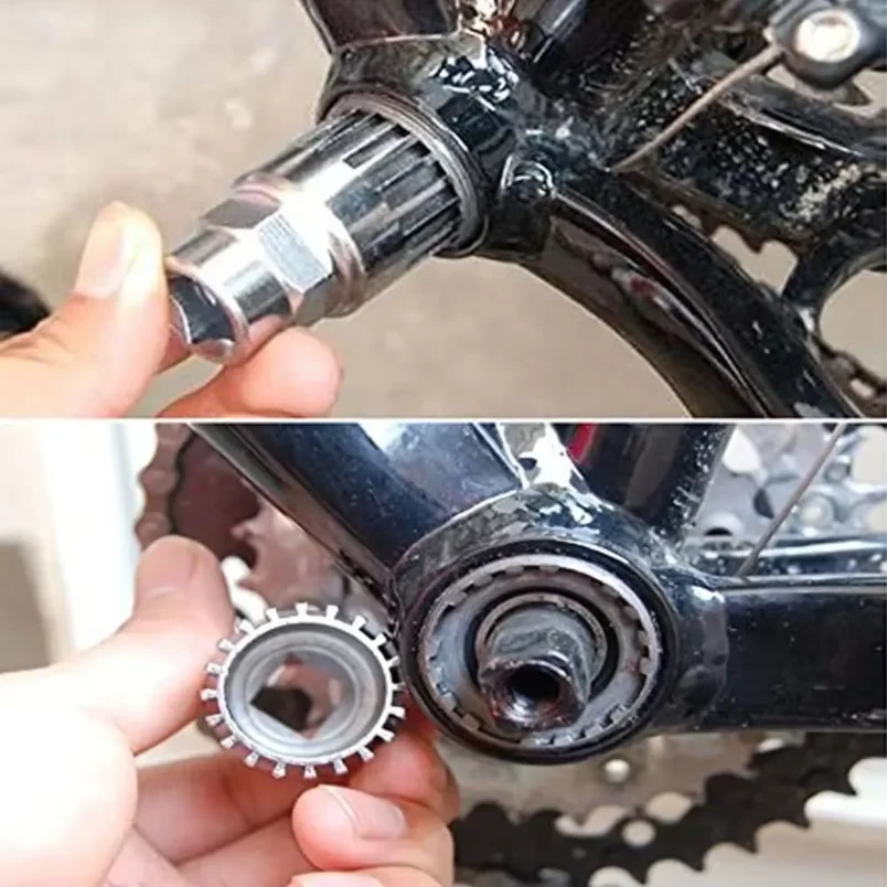 Bicycle Bottom Bracket MTB Bike Crank Extractor Remover BB Puller 20 Teeth Wrench Cycling Maintenance Repair Tools Accessories view 4