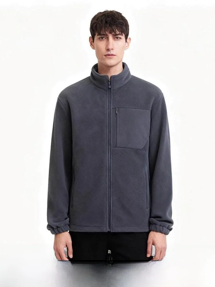 

Мужской уличный комір-стойка на подкладке Jaet Fce, усовершенствованный мобильный обогреватель, длинная застежка-молния, подставка из полиэстера