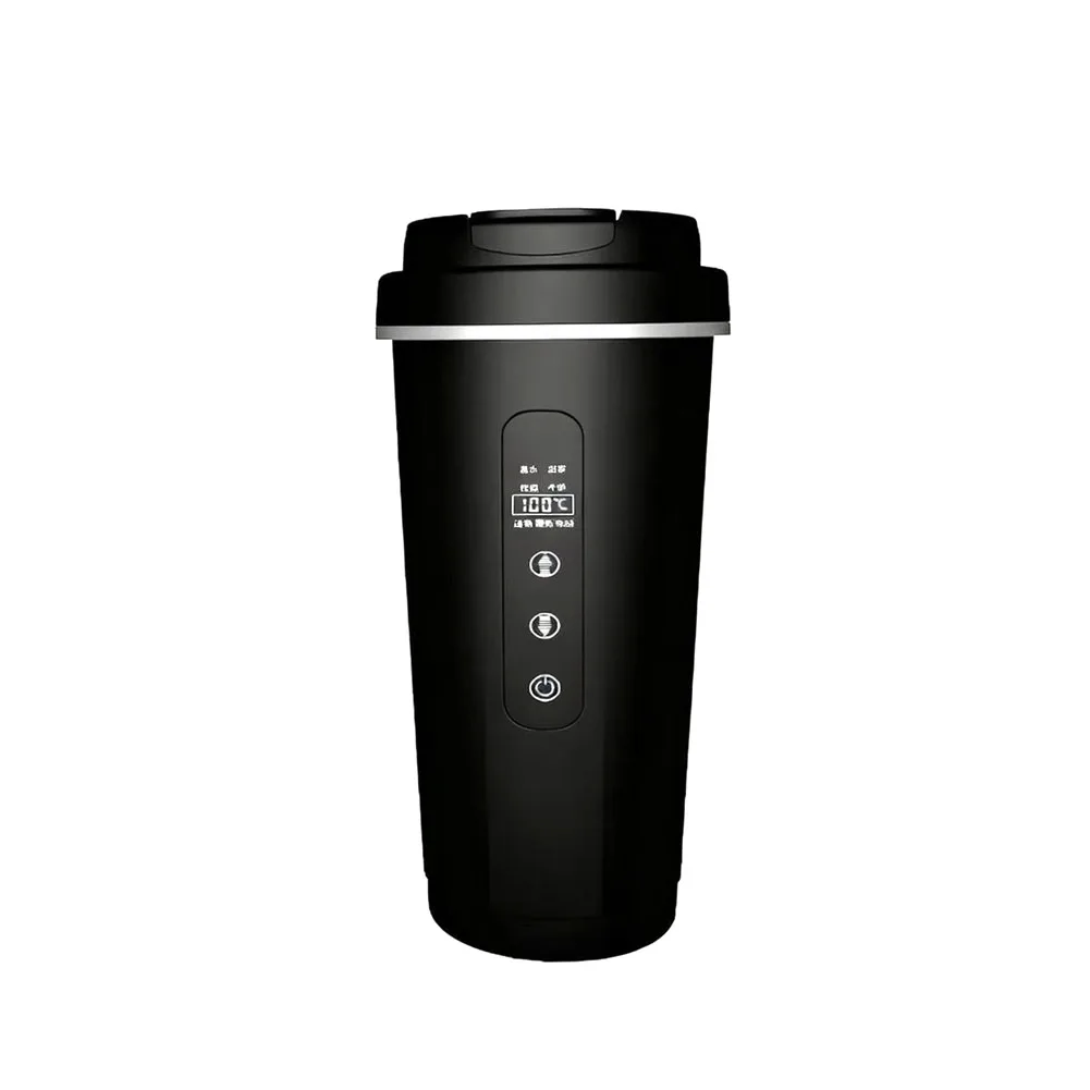 

Universal For All Vehicles 316 Stainless Steel Outdoor Smart Car Cup-2-In-1 Heating& Insulated 500ML Large Capacity-A57X
