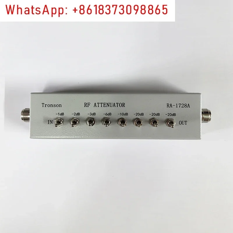 RA-1728A High Frequency Attenuator 1/2/3/6/10/20 dB Gear Full Open Total 82dB 82dB