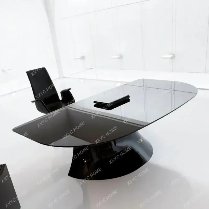 Italian Desk Modern Minimalist Boss Desk Italian Nordic Desk Safe, Environmentally Friendly and Durable