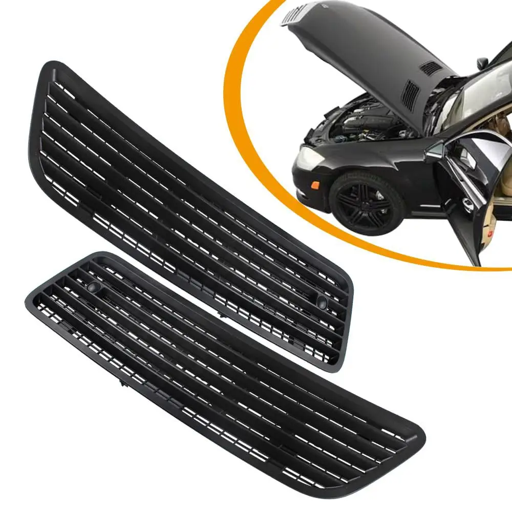 1 Paar Auto-Motorhauben-Lüftungsgitter-Abdeckungen in Hochglanz-Schwarz für Mercedes Benz W221 W251 2007-2013 A2218800205 A2218800305 – Detail 5