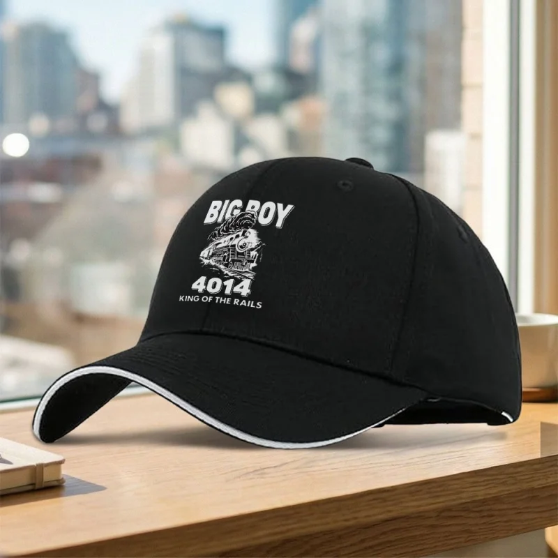 Bigboy Steam Train Sandwich Baseball Cap Unisex Adjustable Duckbill Hat