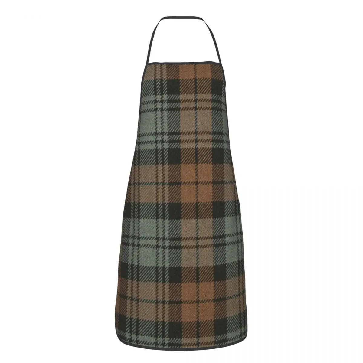 Custom Bib Scottish Tartan Plaid Aprons Men Women Unisex Adult Chef Kitchen Cooking Geometry Checked Tablier Cuisine Baking