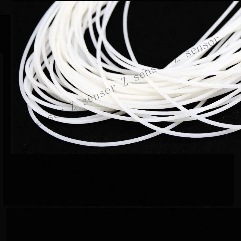 Z+ Silicone Rubber Solid Sealing Round Strip Gasket High Temperature Dia 1mm - 25mm