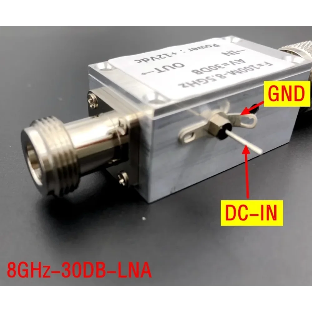 LNA 100MHz To 8.5GHz Low Noise Amplifier RF Amplifier CNC Shell High Linearity