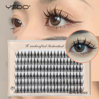 246 Bundles Lashes Individual Professional Volume Eyelash Extension Spikes Lashes Premade Russian Natural False Eyelashes Makeup